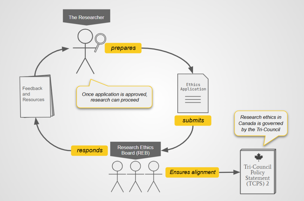REB approval process diagram.
